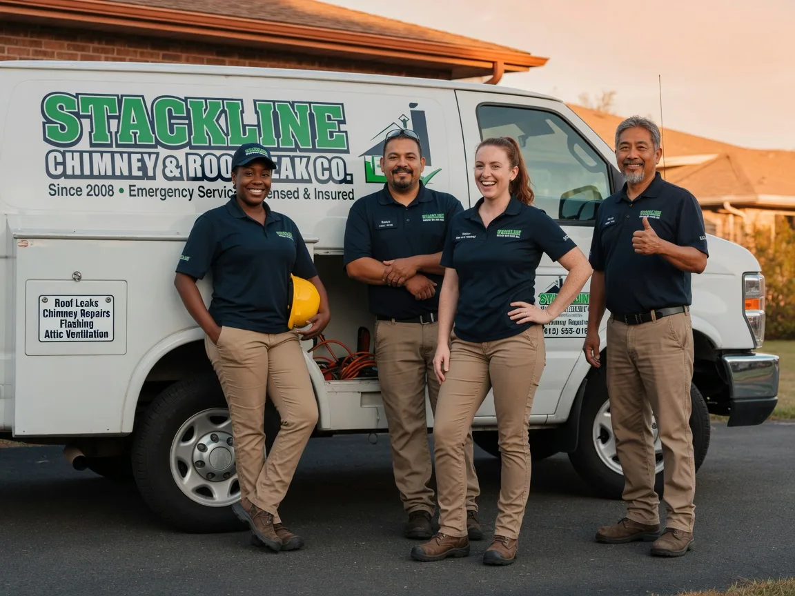Chimney flashing repair company in Arden, NC